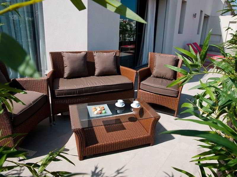 Gray Boutique Hotel Casablanca Interiør bilde Outdoor furniture